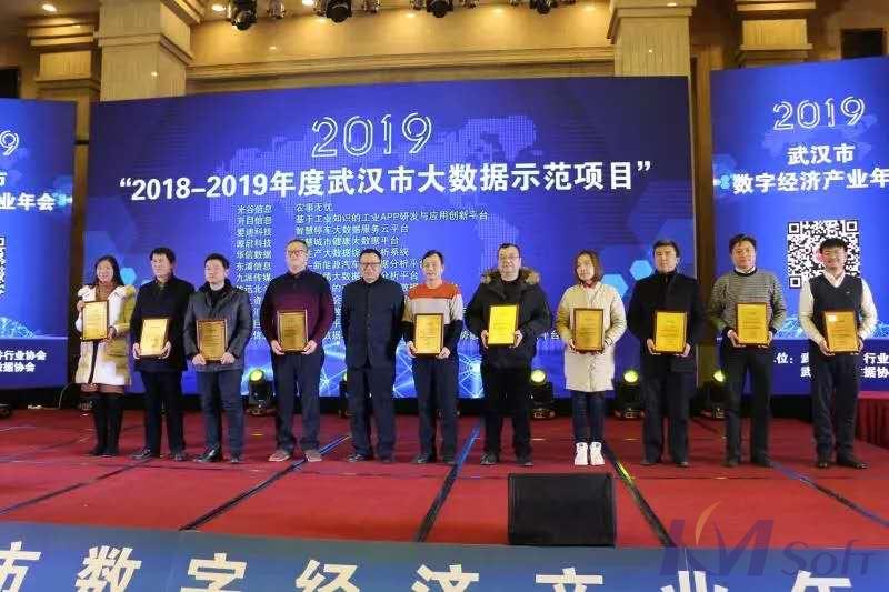 叒获奖啦！英国正版365官方网站喜获2018-2019年度武汉市大数据示范项目殊荣
